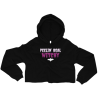 Image 1 of Feelin' Real Witchy Crop Hoodie