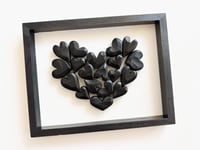 Image 4 of All Black - Hand Cut Heart Collage