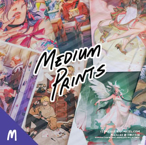 Image of MEDIUM PRINTS [csm, hq!!, bts, mp100, genshin]