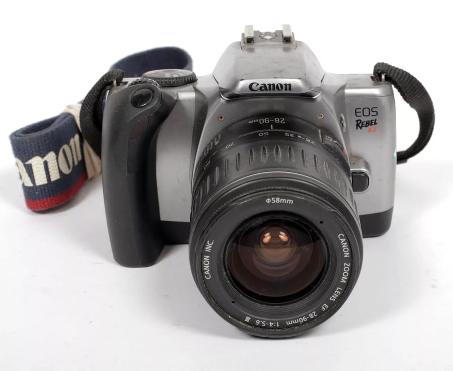 Image of Canon EOS Rebel K2 35mm SLR Film Camera with 28-90mm III zoom lens TESTED #4063