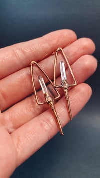 Image 2 of Hawthorn & Colombian Clear Quartz Earrings