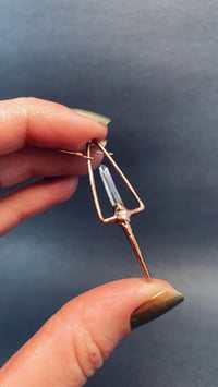 Image 3 of Hawthorn & Colombian Clear Quartz Earrings