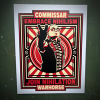 Commissar Warhorse Autographed Propaganda 8x10