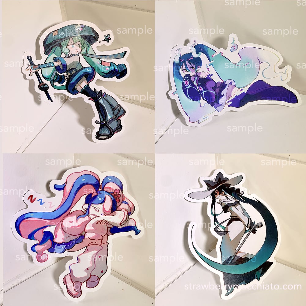 Project Voltage Miku Large Stickers