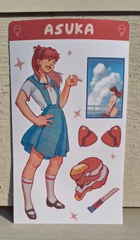 Image 2 of Asuka Sticker Sheet