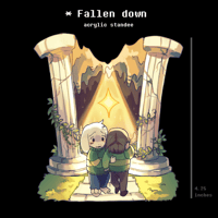 Fallen Down acrylic standee