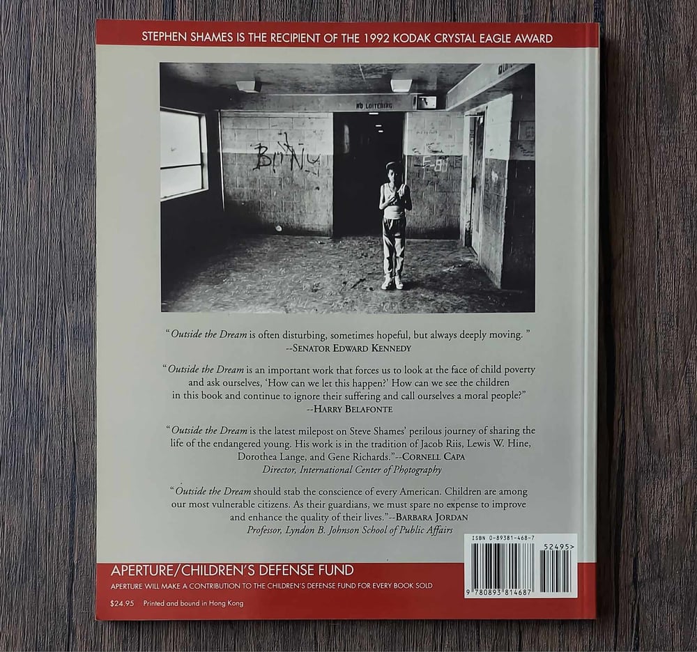 Outside the Dream: Child Poverty in America, photography by Stephen Shames - SIGNED