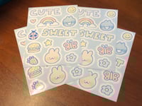 Image 1 of Cute & Sweet Sticker Sheet