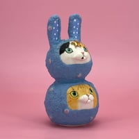 Image 2 of Blue bunny suits mini totem 