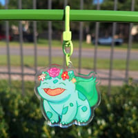 Image 2 of Bulbasaur Keychain