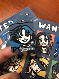 Image 2 of Wanted Sticker Sheets