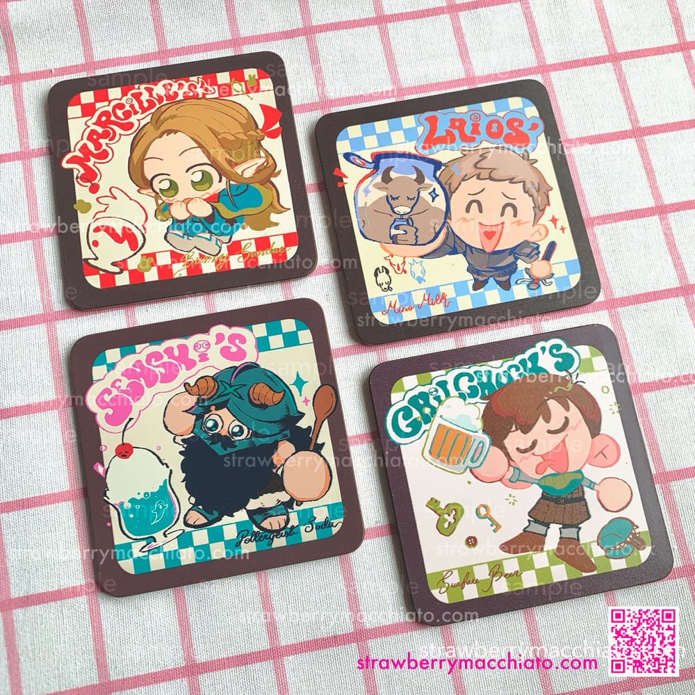 Dungeon Meshi Coasters