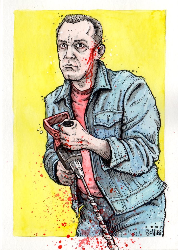 SLUMBER PARTY MASSACRE - original art
