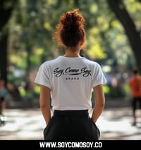Image 2 of Soy Como Soy Brand White Tee