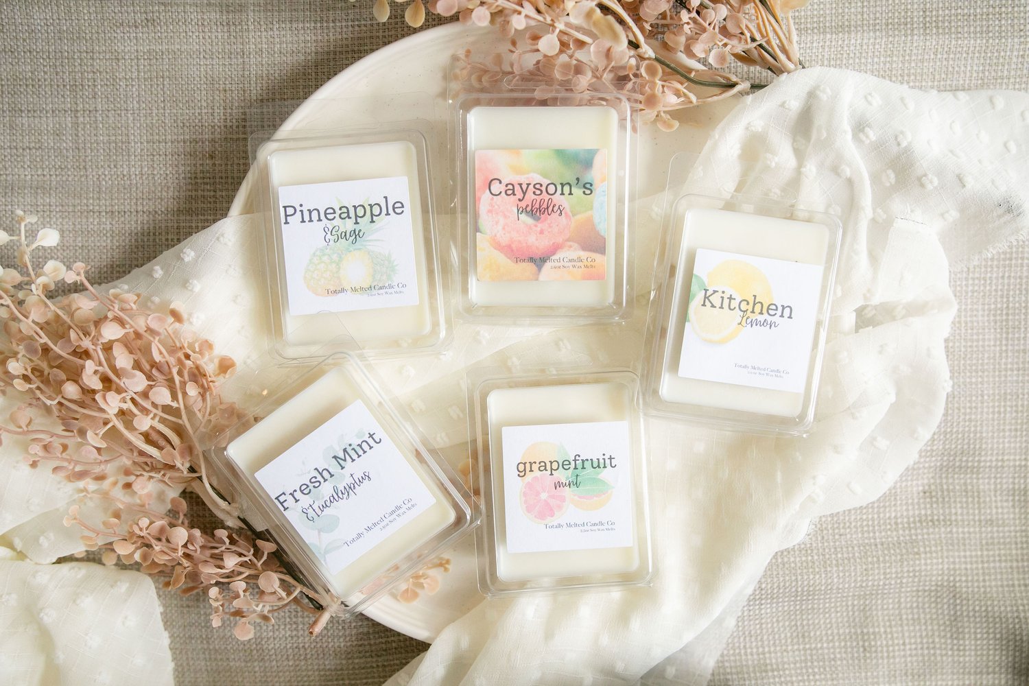 Orginal wax melts Totally Melted Candle co.