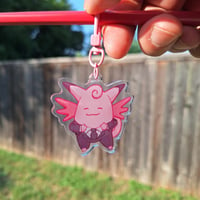 Image 2 of Clefable Suit Keychain