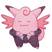 Image 1 of Clefable Suit Keychain