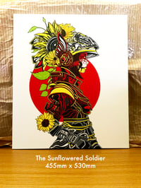 The Sunflowered Soldier 45cm x 53cm