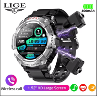 LIGE Smartwatch With Earphones