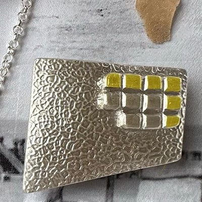 Image of I Stand In Front Of You, The Brooch - Silver Clay Jewellery Workshop