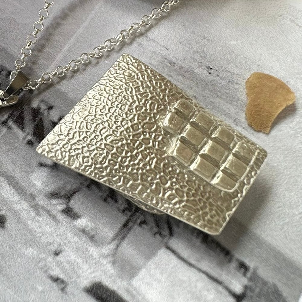 Image of I Stand In Front Of You, The Brooch - Silver Clay Jewellery Workshop