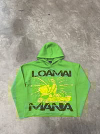 Image 4 of LOAMAI MANIA HOODIE GREEN CW