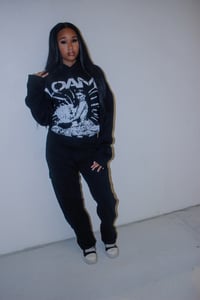 Image 3 of LOAMAI MANIA HOODIE BLACK CW