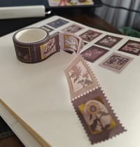 Image 3 of Washi tape | Botanical stamps