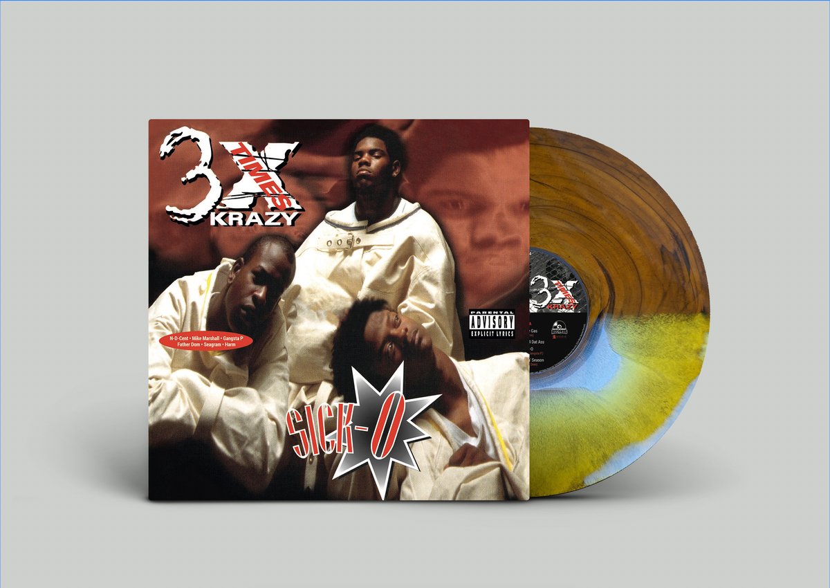 LP: 3X Krazy ‎- Sick-O 1995-2024 (Oakland, CA) | Most Wanted Records