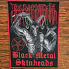 Blasphemy - Black Metal Skinheads Woven Back Patch