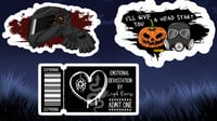 Image 1 of Officially licensed little stranger ultimate 9 sticker pack