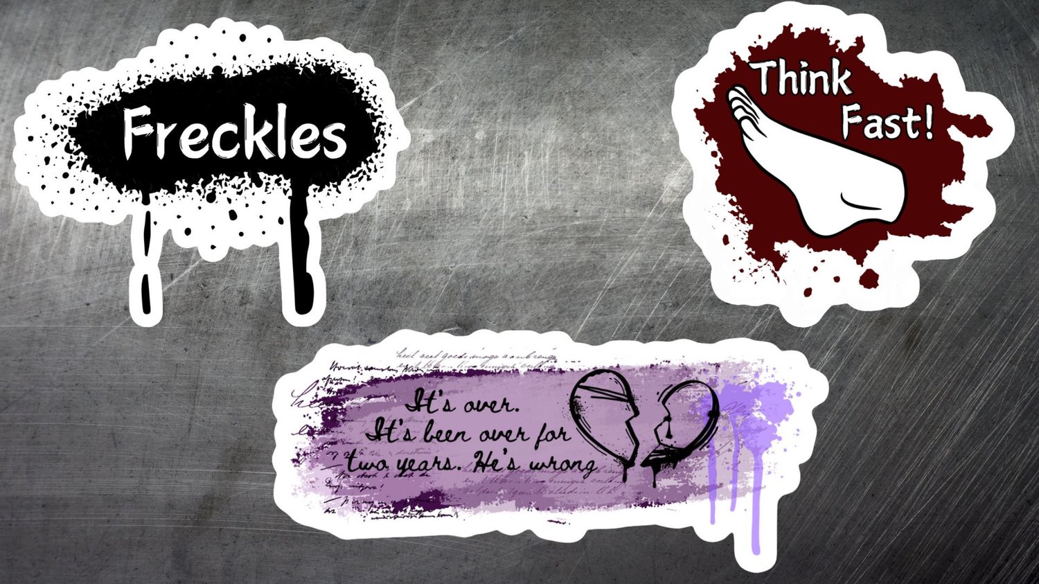 Image of Officially licensed edge of darkness 7 sticker pack 