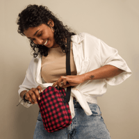 Image 1 of All Flannel Utility Crossbody Bag