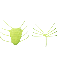 Spider thong (Neon Yellow)