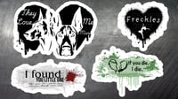 Image 1 of Officially licensed Edge of darkness single vinyl sticker 