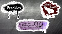 Image 2 of Officially licensed Edge of darkness single vinyl sticker 