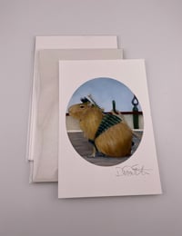 Image 2 of Capybara In Cosplay Print