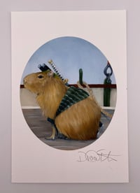 Image 1 of Capybara In Cosplay Print