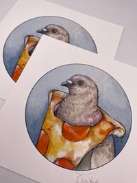 Image 1 of NYC Pizza Pigeon Print