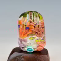 Image 6 of XL. Tropical Coral Reef Aquarium - Flameworked Glass Sculpture Bead