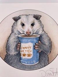 Image 2 of NYC Possum Coffe Print