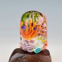 Image 7 of XL. Tropical Coral Reef Aquarium - Flameworked Glass Sculpture Bead