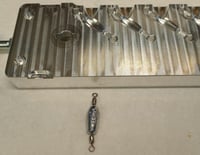 Image 2 of 3/8 oz Trolling Weight Production Mold ( 9 cavity )