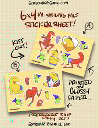 Image 5 of [PREORDER] Smiling Friends-inspired Standees, Blind Bags, and Sticker Sheets