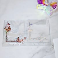 Image 6 of A6 Butterfly Savings Triple Pocket Cash Envelope