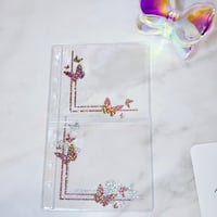 Image 7 of A6 Butterfly Savings Triple Pocket Cash Envelope