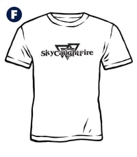 Image 2 of Sky Caught Fire Logo Tee