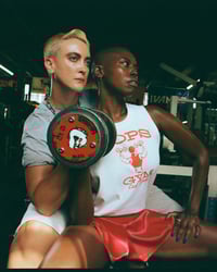 Image 3 of MUSCLE VEST WHITE