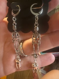 Timmy the Toothy Skeleton; Earrings