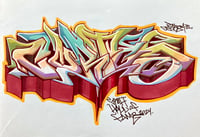 Image 1 of Original Art, "GHOF 1" Freestyle Blackbook Piece 